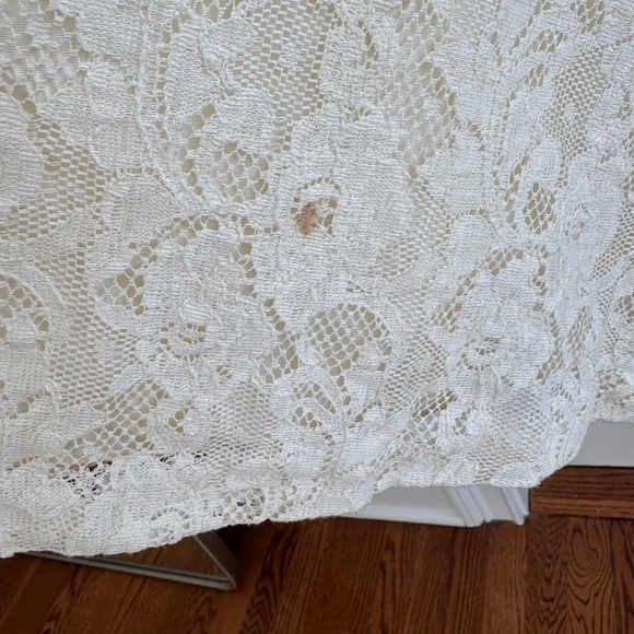Rare Susan Lanes Country Elegance Wedding Ivory Lace Flowers Blouse / Skirt Set - Picture 11 of 15